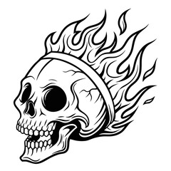 skull tattoo design