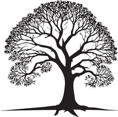 Tree silhouette Vector | Minimalist & Trendy Tree Silhouette Design | Unique & Stylish Tree Artwork for Vector design