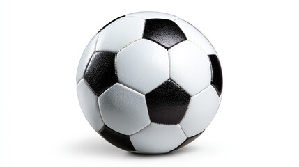 Obraz premium Soccer ball on white