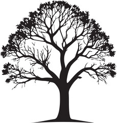  tree silhouette Vector | Minimalist & Trendy tree Silhouette Design | Unique & Stylish tree Artwork for Vector design