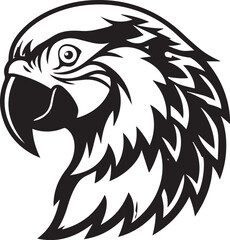 Obraz premium Fierce Eagle Mascot Logo Design