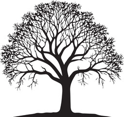  tree silhouette Vector | Minimalist & Trendy tree Silhouette Design | Unique & Stylish tree Artwork for Vector design