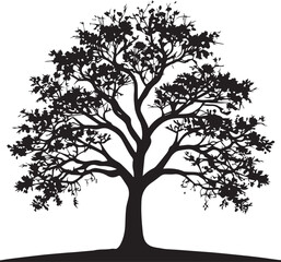 tree silhouette Vector | Minimalist & Trendy tree Silhouette Design | Unique & Stylish tree Artwork for Vector design