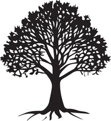tree silhouette Vector | Minimalist & Trendy tree Silhouette Design | Unique & Stylish tree Artwork for Vector design
