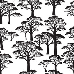tree silhouette Vector | Minimalist & Trendy tree Silhouette Design | Unique & Stylish tree Artwork for Vector design