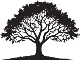 tree silhouette Vector | Minimalist & Trendy tree Silhouette Design | Unique & Stylish tree Artwork for Vector design
