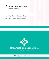 Style Corporate Creative Exclusive Editing Modern Business Card Design Double-Side