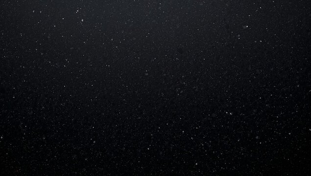 Dark Night Sky with Scattered Stars and Sparkling Cosmic Dust