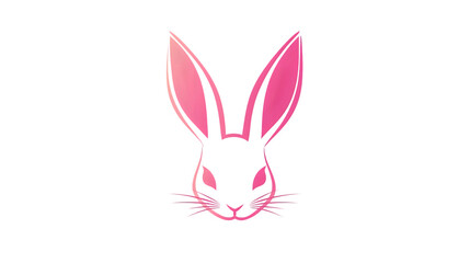 Obraz premium Bunny ear icon design template vector isolated on transparent background