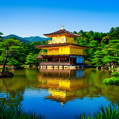 Naklejka premium Traditional Japanese Building