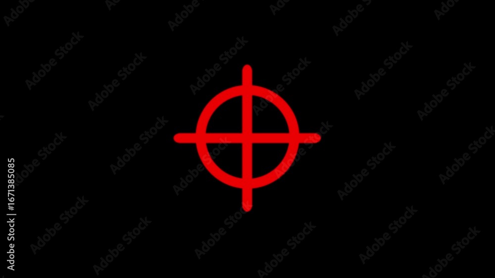 Poster red circle with a cross through it symbol against a plain black background
