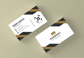 Business Card Template Layout