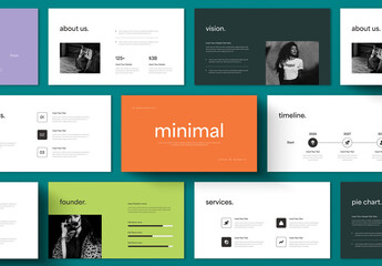 Clean Minimal Corporate Presentation Template