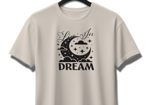 Dreamy Night Sky Tshirt Design Template