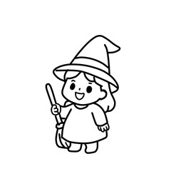 Little girl with boom