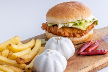 チキンバーガー