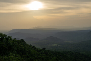 Thailand, Asia, mountains beautiful view, sunset, sunrise
