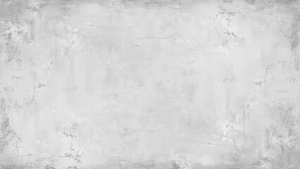 Fototapeta premium White cement wall in retro concept. Old concrete background for wallpaper or graphic design. Blank plaster texture in vintage style. Modern house interiors that feel calm and simple.