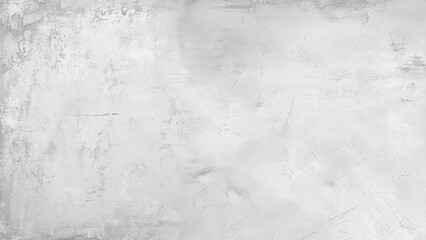 White cement wall in retro concept. Old concrete background for wallpaper or graphic design. Wall gray texture as background. Blank plaster texture in vintage style.