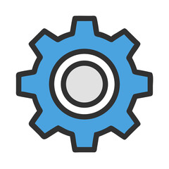 gear icon vector illustration