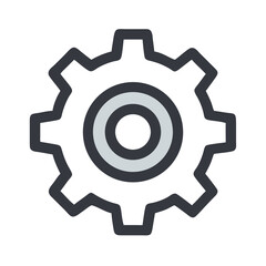 gear icon vector illustration