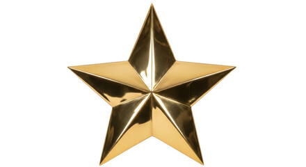Isolated Gold Star