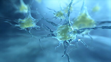 Crystalline lithium structures branching like neurons through aged brain tissue.  