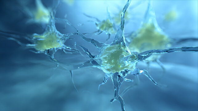 Crystalline lithium structures branching like neurons through aged brain tissue.  