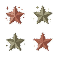 Obraz premium Star icons