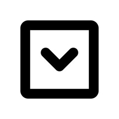 Chevron Down Icon Outline