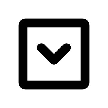 Chevron Down Icon Outline