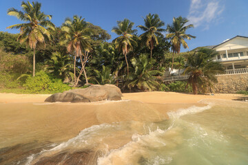 Traumstrand Anse Maccabee an der Nordspitze von Mahé (Seychellen)