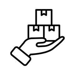 Supplier Icon Vector Illustration Line Version