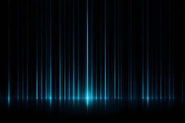 Futuristic digital background with glowing dotted wave