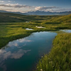 Obraz premium lake in the mountains