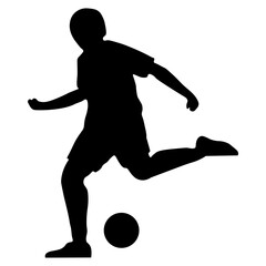 Soccer Player Silhouette