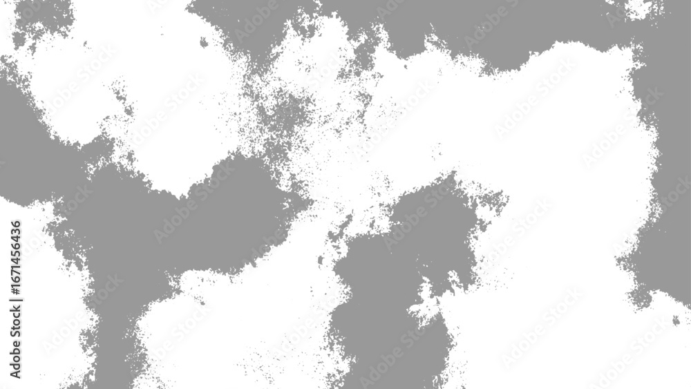 Poster abstract black and white texture with irregular cloudy patches and rough edges. ink blots or smoky c