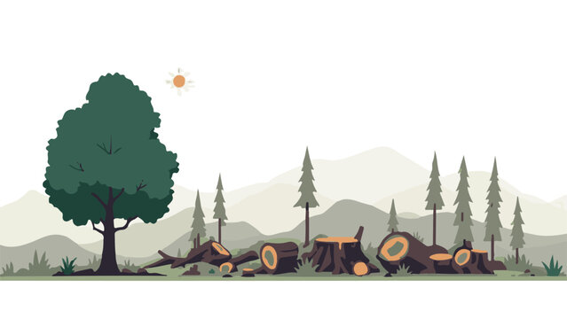 Deforestation Scene