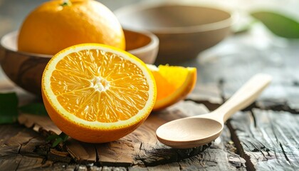 Still life with orange juice and fresh fruits on white background