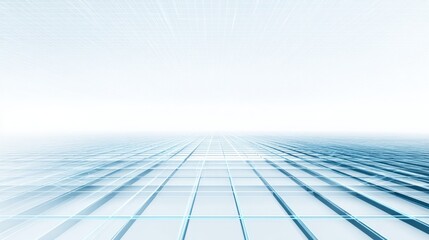 Abstract blue grid pattern with futuristic and technological feel