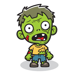 Cute zombie Cartoon