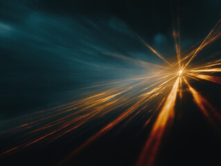 Obraz premium Cinematic light rays abstract background