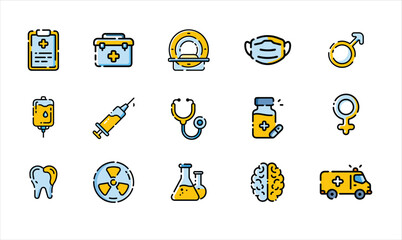Doodle Medical Collection - Vector Icons for Health and Medicine