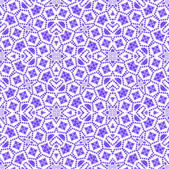 Purple Paisley Dreams: A Symmetrical Floral Pattern, Ornate Violet Symmetry: A Decorative Textile Design, Intricate Floral Dot work: Seamless Pattern in Royal Purple