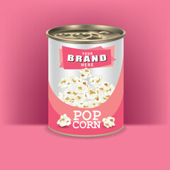 Design of popcorn packaging cans