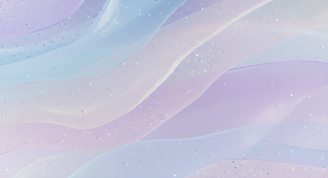 Dreamweaver's Silk Tapestry with Cloud Glitter