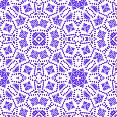 seamless pattern with blue dots, seamless geometric pattern, seamless pattern with blue flowers