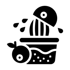 icon juicer with style glyph