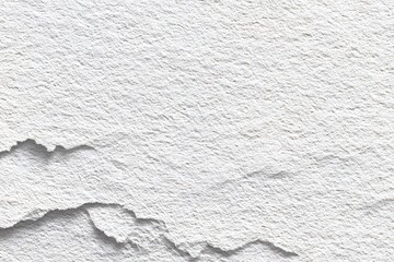 White textured plaster, cracked and uneven