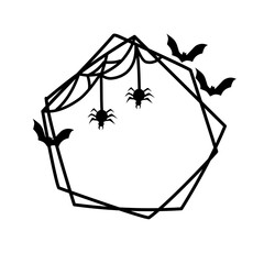 Halloween frame decoration